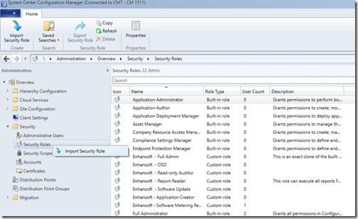 How to Import a RBA Security Role-Import Security Role