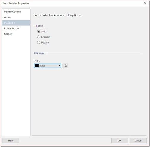 How Can I Update the Plain SSRS Gauge in a Dashboard-Pointer Fill Node