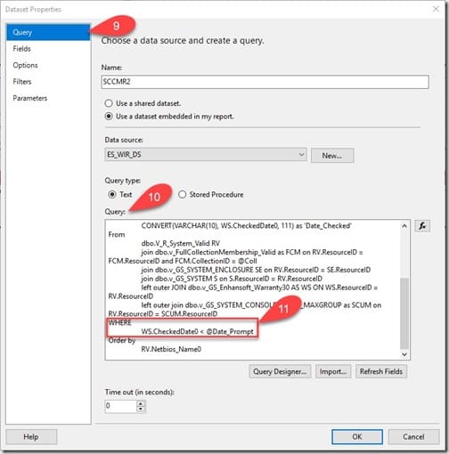 Date Prompt - Query Date Prompt - Query