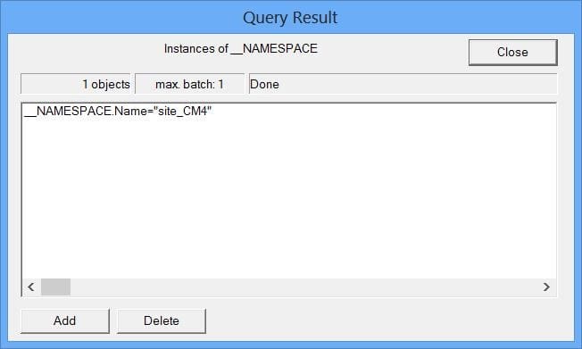 Remotely Determine the SMS Provider Using WBEMTest