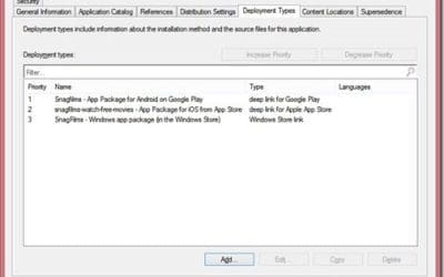 How to Add a Third Deployment Type (Windows 8.x) to an Existing Application