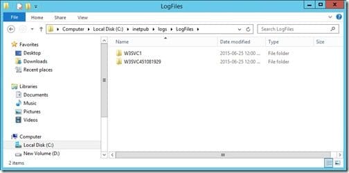 Where Are My IIS Logs - Log Files Where Are My IIS Logs - Log Files