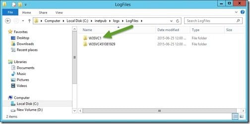 Where Are My IIS Logs - Step 4 Where Are My IIS Logs - Step 4