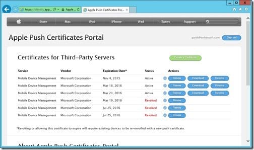Apple Push Certificate-Step 1