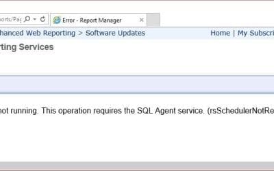 SQL Agent Service is Not Running