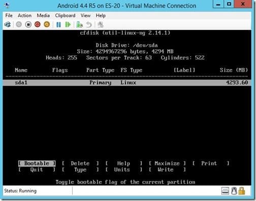 How to Install Android 4.4 R5 on a VM-Step 10