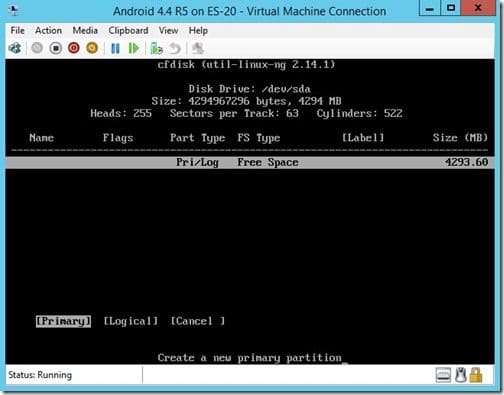 How to Install Android 4.4 R5 on a VM-Step 8
