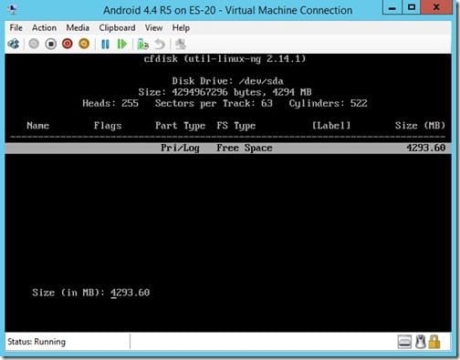 How to Install Android 4.4 R5 on a VM-Step 9