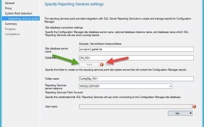 Reporting Services Point Verification Error