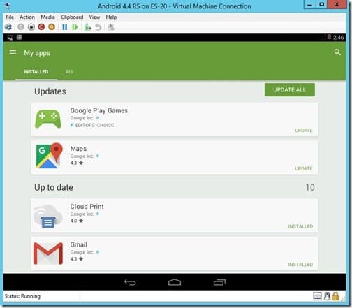 Updates-Update All