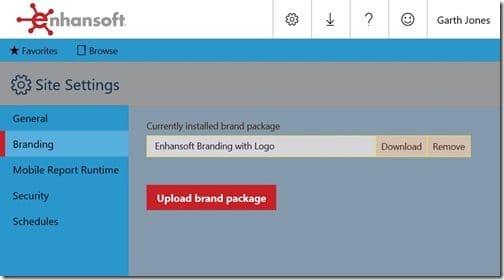 New SSRS 2016 Custom Brand Package Feature-Enhansoft Page