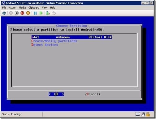 Creating Android 5.1 RC1 partition
