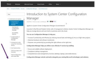 How to Make Searching ConfigMgr’s Online Documentation Easier