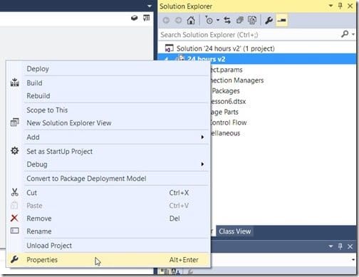 How to Set SQL Server Integration Services Protection Levels-Properties How to Set SQL Server Integration Services Protection Levels-Properties