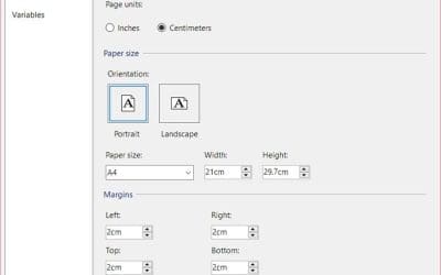 How to Change the Page Measurements and Paper Size of a SSRS Report