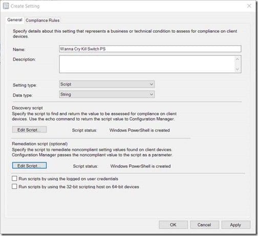 Create Setting Create Setting