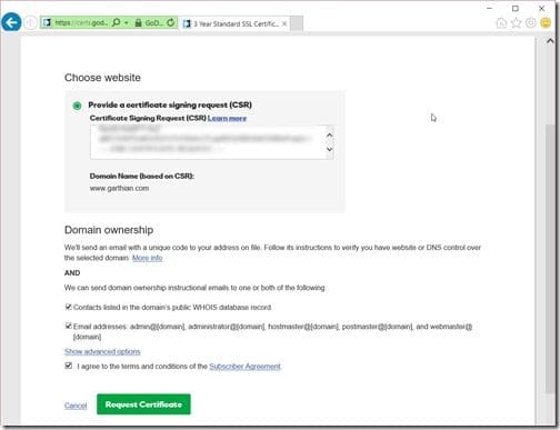 How to Order Your SSL Certificate-Request Certificate