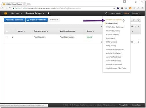 Installing W3 Total Cache and Amazon CloudFront on WordPress-US East