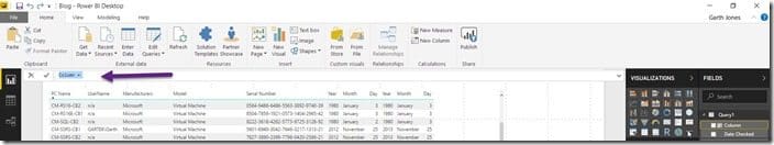 Adding a Calculated Column to a Power BI Table-New Equation Area
