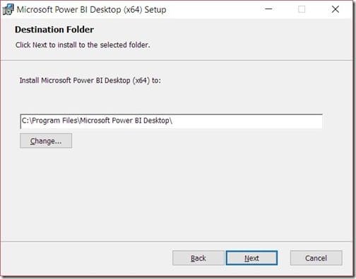 Destination Folder
