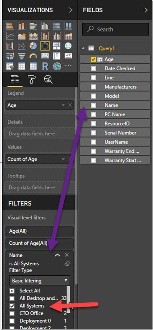Chart Query - Name Column