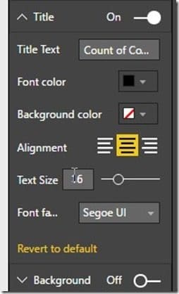 Changing Chart Title - Title Text