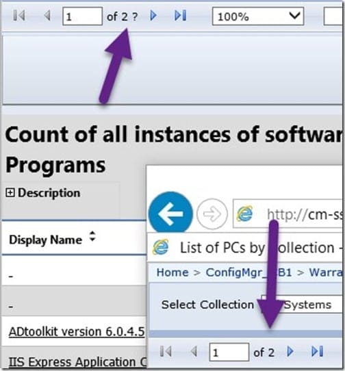 Adding Page Numbers - Enlargement Area