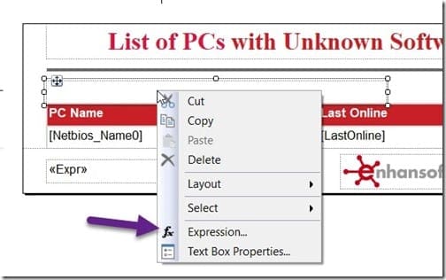Adding a Row Count - Expression
