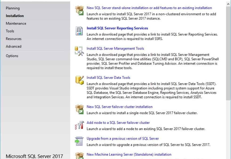 How to Install SQL Server 2017