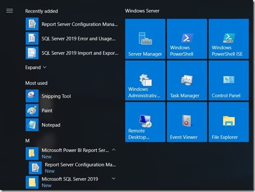 Power BI Report Server 2019 - Folder Power BI Report Server 2019 - Folder