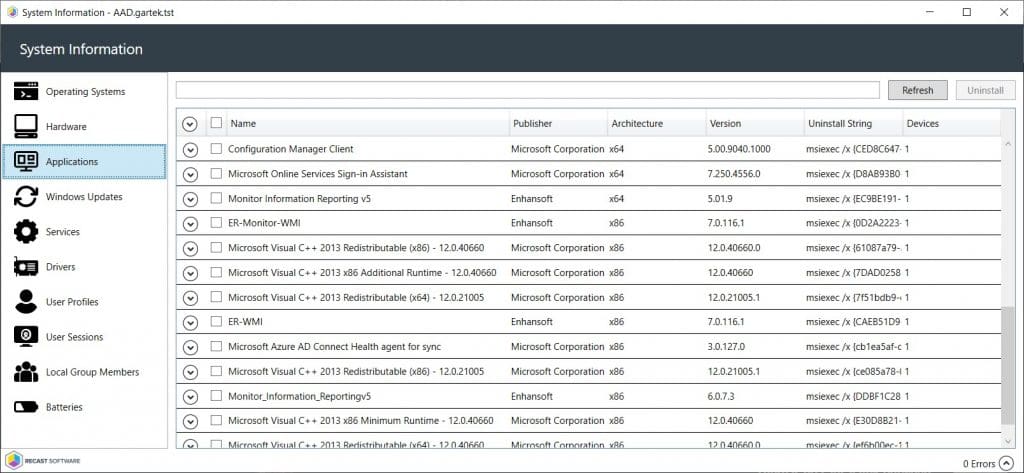 Features of Right Click Tools - System Information