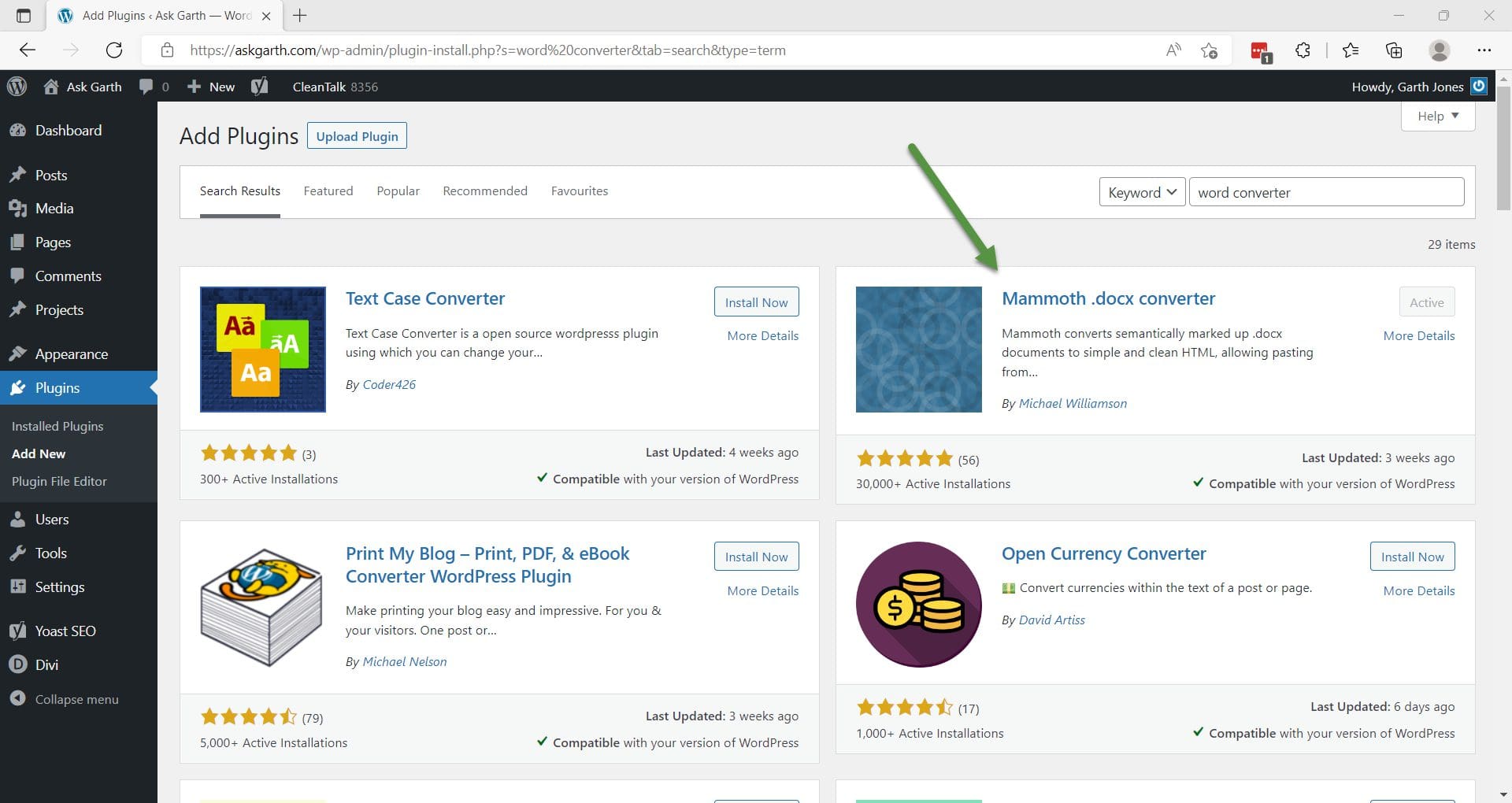 Manmoth .Docs Converter wordpress pluging