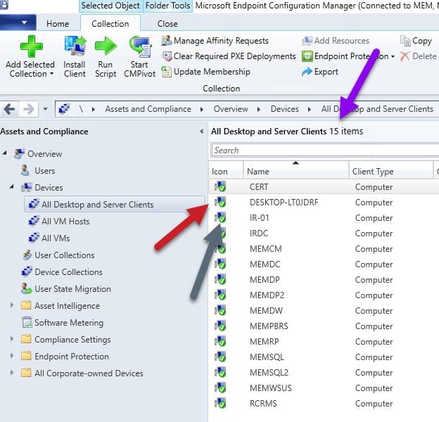 All Desktop and Server Clients Collection