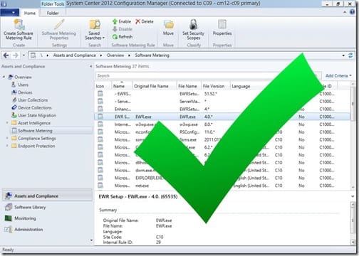 Disabled Software Metering Rules